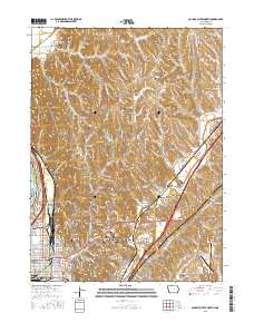 Council Bluffs North 2015 topographic map thumbnail