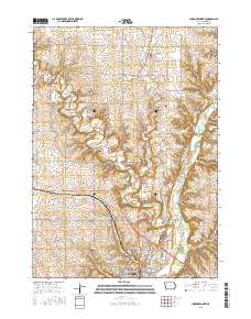 Cherokee North 2015 topographic map thumbnail