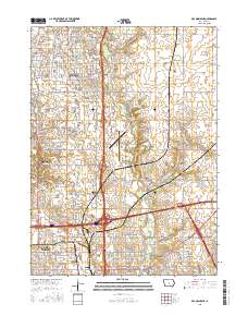 Des Moines NE 2015 topographic map thumbnail