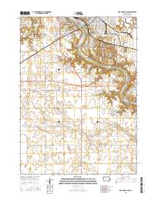 Fort Dodge South 2015 topographic map thumbnail