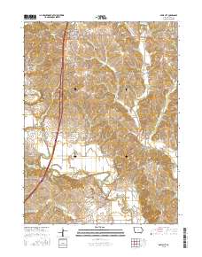 Davis City 2015 topographic map thumbnail