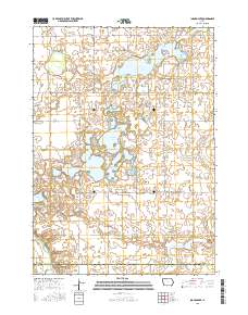 Ingham Lake 2015 topographic map thumbnail