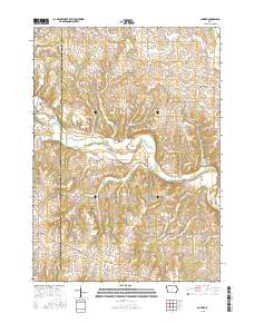 Gunder 2015 topographic map thumbnail