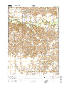 Kalona 2015 topographic map thumbnail