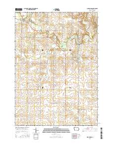 Lime Springs 2015 topographic map thumbnail