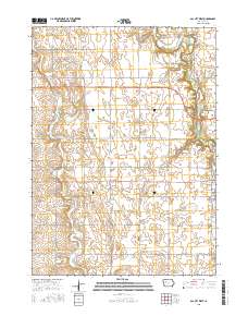 Sac City West 2015 topographic map thumbnail