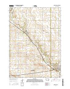 Nora Springs 2015 topographic map thumbnail