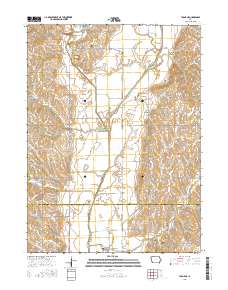 Tabor NE 2015 topographic map thumbnail