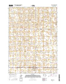Swea City 2015 topographic map thumbnail