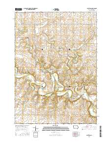Bluffton 2015 topographic map thumbnail