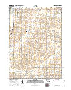 Hawarden South 2015 topographic map thumbnail