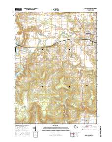 North Freedom 2016 topographic map thumbnail