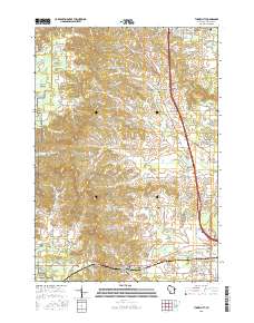 Tunnel City 2015 topographic map thumbnail