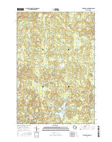 Turntable Creek 2015 topographic map thumbnail