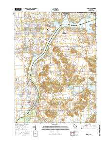 Sauk City 2016 topographic map thumbnail
