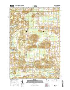 Saxeville 2015 topographic map thumbnail