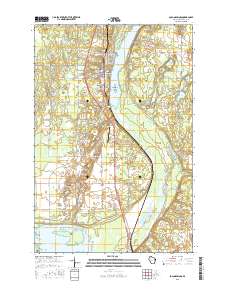 Solon Springs 2015 topographic map thumbnail