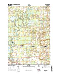 Readfield 2016 topographic map thumbnail