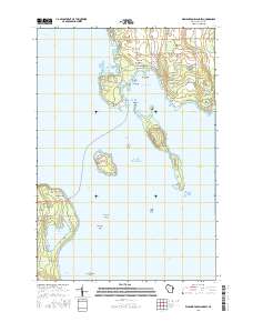 Washington Island SW 2016 topographic map thumbnail