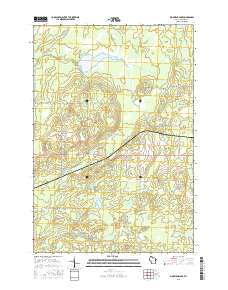 Big Briens Lake 2015 topographic map thumbnail