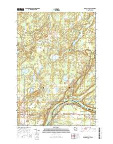 Danbury West 2015 topographic map thumbnail