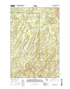 Augustine Lake 2015 topographic map thumbnail