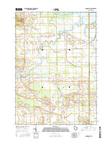 Auroraville 2016 topographic map thumbnail