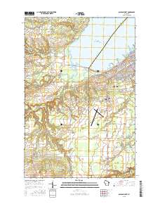 Ashland West 2015 topographic map thumbnail