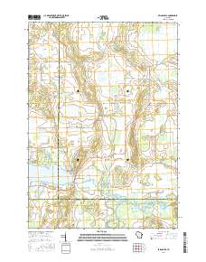 Briggsville 2016 topographic map thumbnail