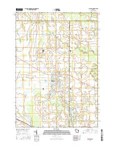 Brillion 2016 topographic map thumbnail