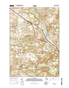 Amherst 2015 topographic map thumbnail