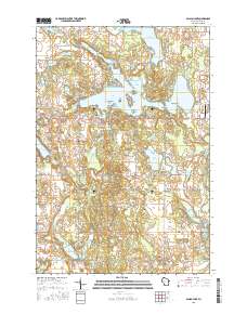 Balsam Lake 2015 topographic map thumbnail