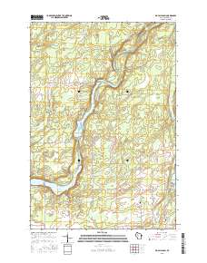 Big Falls Dam 2015 topographic map thumbnail