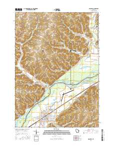 Boscobel 2016 topographic map thumbnail