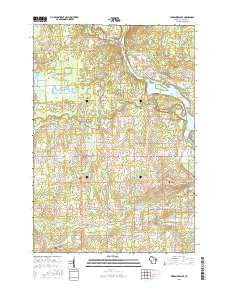 Alexander Lake 2015 topographic map thumbnail