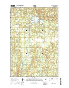 Amnicon Lake 2015 topographic map thumbnail