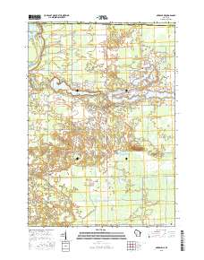 Arkdale NE 2015 topographic map thumbnail