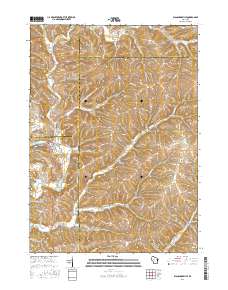 Blanchardville 2016 topographic map thumbnail