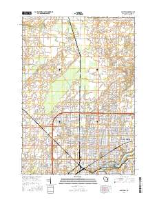 Appleton 2016 topographic map thumbnail