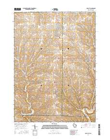 Cuba City 2016 topographic map thumbnail
