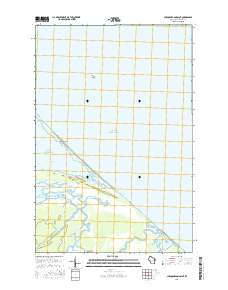 Chequamegon Point 2015 topographic map thumbnail