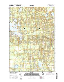 Burrows Lake 2015 topographic map thumbnail
