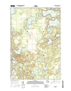 Dam Lake 2015 topographic map thumbnail
