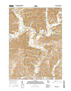 Browntown 2016 topographic map thumbnail