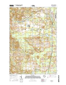 Crivitz 2015 topographic map thumbnail