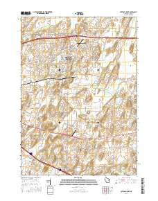 Cottage Grove 2016 topographic map thumbnail