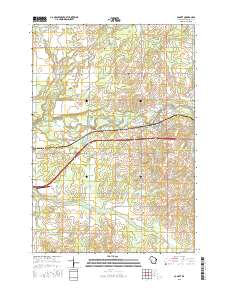Cadott 2015 topographic map thumbnail