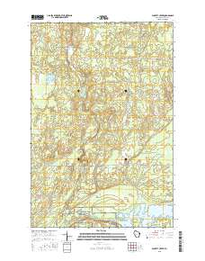Buckety Creek 2015 topographic map thumbnail