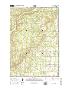 Becky Creek 2015 topographic map thumbnail