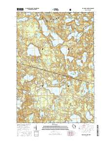 Black Oak Lake 2015 topographic map thumbnail